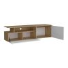 Summerfield Tv Stand, Living Room, White/Ligth Pine