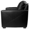 Silver Loveseat with The Great Zipchair Pumpkin Logo