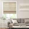 Printed Faux Silk Room Darkening Cordless Roman Shade