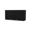 Black Kitchen Wall Cabinet with 2 Doors