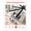 84 In Ceiling Fan without Light, 6-Speed Remote Control, Aluminum 8-Blade, Reversible DC Motor, Modern Low Profile Flush Mount Exterior Fan for Bedroo