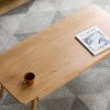 Center table Low Table 100% solid wood Top plate Desk Coffee table Width 120 x Depth 56 x Height 45 cm Study desk Work from home Easy to assemble Natu