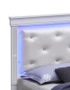 Verona G6790B-QSB2 Queen Bed , Silver Champagne