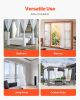 Sheer Curtains 42 W x 84 L inches 2 Panels Window Drapes Rod Pocket Polyester