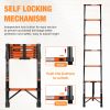 Telescopic Roof Ladder, Heavy-Duty Stainless Steel with Anti-Slip Feet, 330 LBS Load Capacity, Suitable for RV, Roof & Multi-Scene Use