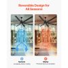 84 In Ceiling Fan without Light, 6-Speed Remote Control, Aluminum 8-Blade, Reversible DC Motor, Modern Low Profile Flush Mount Exterior Fan for Bedroo