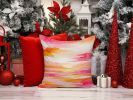 Lesbian and Limitless Pride Throw Pillow Machine Washable, Indoor Outdoor Decorative Pillow for Couch, Bed or Patio, 18Hx18W