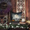Old English Sheepdog Spooky Halloween Throw Pillow Machine Washable, Indoor Outdoor Decorative Pillow for Couch, Bed or Patio, 18Hx18W