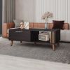 Barrville Coffee table, Living Room, Black/Light Oak