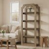 70.9 Inch 5-Tier Open Bookcase Freestanding Bookshelf for Living Room Bedroom Storage Organizer