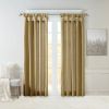 Twist Tab Lined Window Curtain Panel Bronze 50x120"