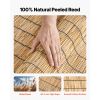 Natural Reed Fencing, 4 ft x 16.4 ft, Decorative Natural Reed Fencing Roll, Decorative Fence for Backyard Garden Divider