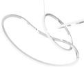 Seoul Hoops Rectangular Chandelier Integrated LED, Dimmable, Chrome