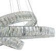 Crystal Elegance Chandelier Integrated LED, Dimmable, 3 Rings