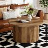 Coffee Table, Farmhouse Circle Center Table Sofa Side Table
