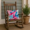 Trans and Proud Pride Throw Pillow Machine Washable, Indoor Outdoor Decorative Pillow for Couch, Bed or Patio, 18Hx18W