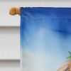 Pekingese Easter Egg Hunt House Flag Large Porch Sleeve Pole Decorative Outside Yard Banner Artwork Wall Hanging, Polyester, House Size, Multicolor