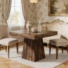 Dining table, square dining table, kitchen dining table, coffee table