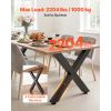 Table Legs, 29.5" H x 29.9" W Steel Furniture Legs, Modular Design, Easy Assembly, 2204 lbs Max Load Heavy Duty, for Home Office Desk