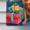 Vizsla Christmas Reindeer House Flag Large Porch Sleeve Pole Decorative Outside Yard Banner Artwork Wall Hanging, Polyester, House Size, Multicolor