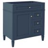 30'' Bathroom Vanity without Top Sink, Modern Bathroom Storage Cabinet with 2 Drawers and a Tip-out Drawer (NOT INCLUDE BASIN; REPLACE WF316721AAC)