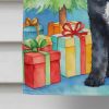 Portuguese Water Dog Christmas Reindeer House Flag Large Porch Sleeve Pole Decorative Outside Yard Banner Artwork Wall Hanging, Polyester, House Size,