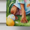 Vizsla Easter Egg Hunt House Flag Large Porch Sleeve Pole Decorative Outside Yard Banner Artwork Wall Hanging, Polyester, House Size, Multicolor