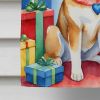 Shiba Inu Christmas Reindeer House Flag Large Porch Sleeve Pole Decorative Outside Yard Banner Artwork Wall Hanging, Polyester, House Size, Multicolor