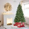 9ft Green Christmas Tree with 620 WiFi-Controlled RGB LED Lights, 1721 PVC Tips, 38 Light Functions, Music Sync