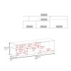 Summerfield Tv Stand, Living Room, White/Ligth Pine