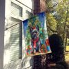 Black Cairn Terrier Christmas Reindeer House Flag Large Porch Sleeve Pole Decorative Outside Yard Banner Artwork Wall Hanging, Polyester, House Size,