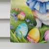 Corgi Easter Egg Hunt House Flag Large Porch Sleeve Pole Decorative Outside Yard Banner Artwork Wall Hanging, Polyester, House Size, Multicolor