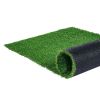 Artifical Grass, 4 x 6 ft Rug Green Turf, 1.38"Fake Door Mat Outdoor Patio Lawn Decoration, Easy to Clean with Drainage Holes