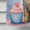 Afghan Hound Happy Birthday House Flag Large Porch Sleeve Pole Decorative Outside Yard Banner Artwork Wall Hanging, Polyester, House Size, Multicolor
