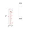 Toliet Paper Holder Magna, Bathroom, White