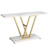 [Replace code:20066567]Console Table, Industrial Hallway Table for Entryway, 42 Inch Entryway Tables Narrow Sofa Table for Living Room
