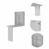Dalton Foldable Table with Base and Shelves