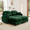 Cloud Sectional Couches,Premium Chenille Fabric Paired With Soft Throw Pillows
