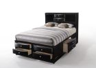Ireland Black Finish Full Bed W/Storage