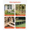 Wooden Garden Stakes, 25 Pcs 48x0.5x0.69 in Survey Grading Stakes, Garden Ground Stake with Sharp Point, Fir Wood Plant Support Stake