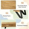 Narrow End Table with Storage Shelves Couch Arm Side Table Nightstand Minimalist Design for Living Room Bedroom