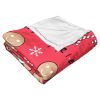WB / Friends, Gingerbread Pattern, Silk Touch Throw Blanket, 50"x60"