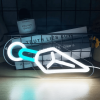 1pc Stylish Neon LED Wall Lamp - USB Powered, Innovative Art Decor Night Light - Perfect For Bedrooms, Homes, Bars, Cafes, Parties, Christmas