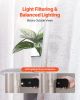 Natural Linen Curtains 52 x 84 inch 2 Panels Set Semi Sheer Light Filtering