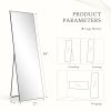 64"x21" Rectangle Full Length Mirror, Full Body Standing Mirror Floor Mirror, Black
