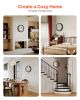 Wall Clock 20 in Roman Numerals Battery Operated Silent Clocks for Living Room