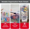 32 Qt, 6 Pack Stackable Plastic Storage Bins with Lids, Great for Closet and Laundry Storage, Organizing in the Home