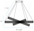 Crystal Elegance Chandelier Integrated LED, Dimmable, 3 Ovals