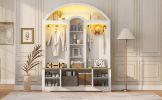 Multi-functional wardrobe/entrance wardrobe, equipped with shoe racks