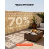 Natural Reed Fencing, 4 ft x 16.4 ft, Decorative Natural Reed Fencing Roll, Decorative Fence for Backyard Garden Divider